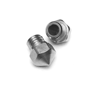 Micro Swiss forkromet slidstærk dyse MK10 0.2mm