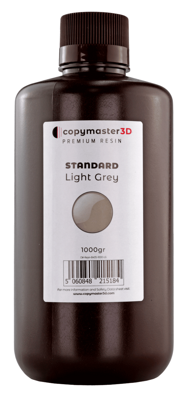 Copymaster3D Standard UV-harpiks 1 kg Lysegrå