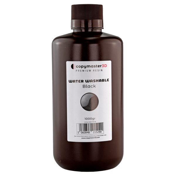 Copymaster3D vandopløselig UV-harpiks - 1000 ml - sort