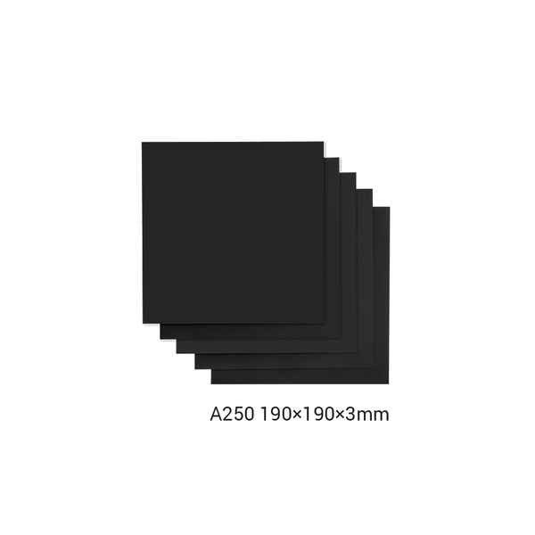 Snapmaker akrylplader matte 190×190×3 mm – 5 stk. pakke til laser og CNC