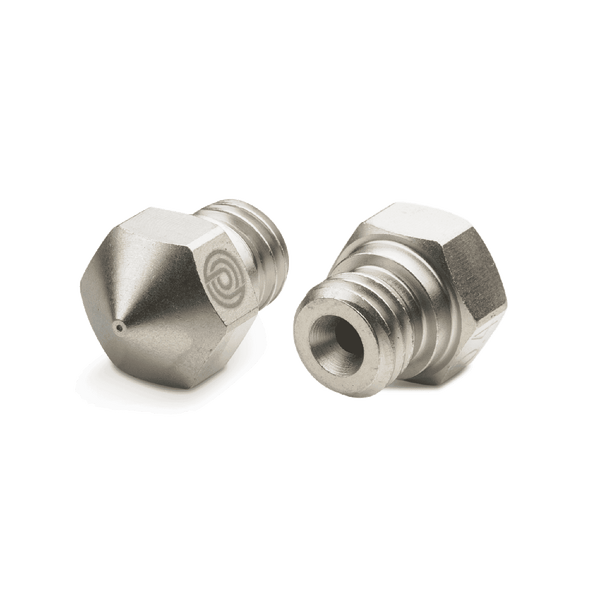 MK10 messingdyse 0,4 mm forniklet til all-metal hotends - 1 stk