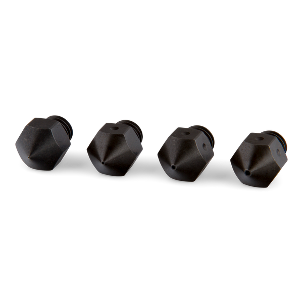 MK8 blandet størrelse hård dyse - 4 stykker (0.20-0.80 mm)