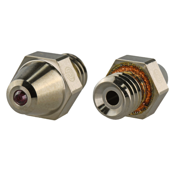 Raise3D Pro2 Pladeret Kobber Ruby Dyse 0,6 mm - 1 Stk
