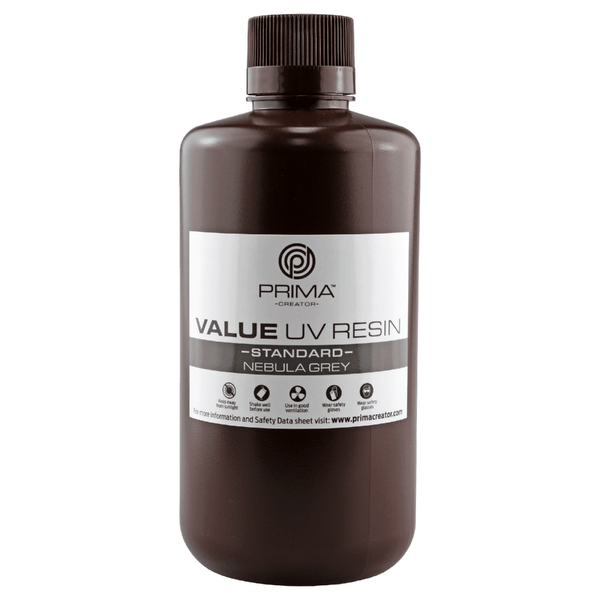 PrimaCreator Value UV/DLP Harz - 1 kg - Nebula Grå
