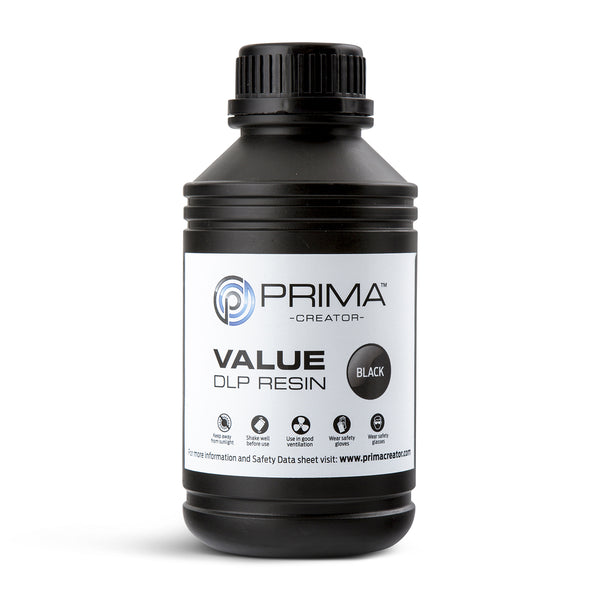 PrimaCreator Value UV/DLP Harz - 500 g - Sort