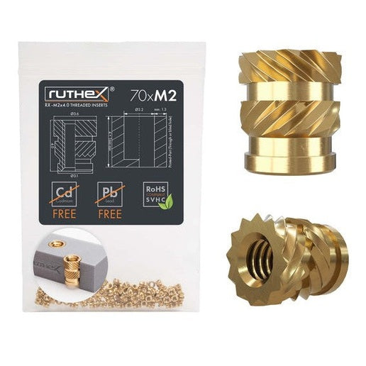 Ruthex Ruthex M2 gevindindsats – Rx-M2x4 - 70 stk
