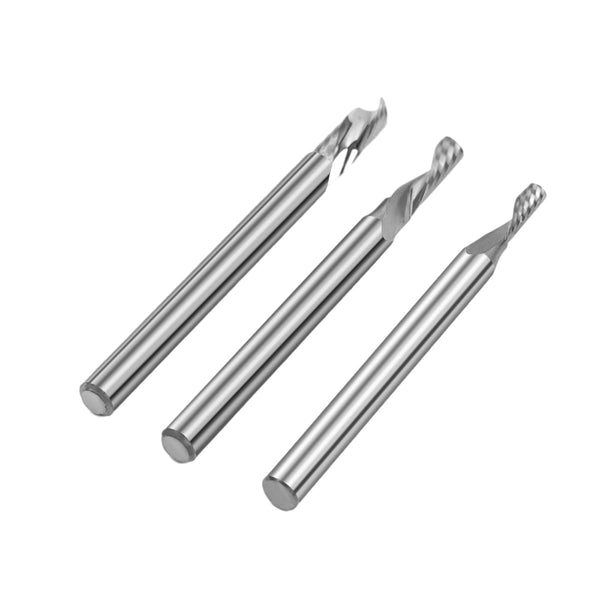TwoTrees HRC55 fræser 3,175mm hårdmetal til CNC - 3 stykker
