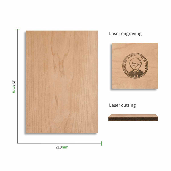 xTool 3 mm Kirschbaum krydsfiner (6-pak)