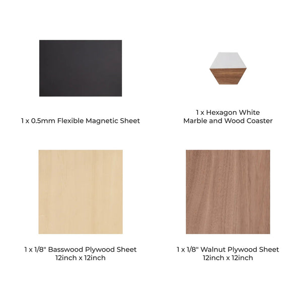 xTool Laser Material Starter Kit – 4-delt sæt til M1 Ultra